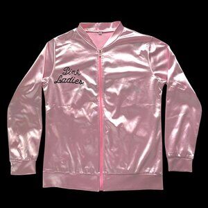 Amazon Size XS Light Pink Zip Up "Pink Ladies" Jacket